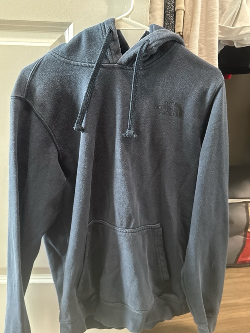 The North Face Black Pullover Hoodie with Tonal Logo